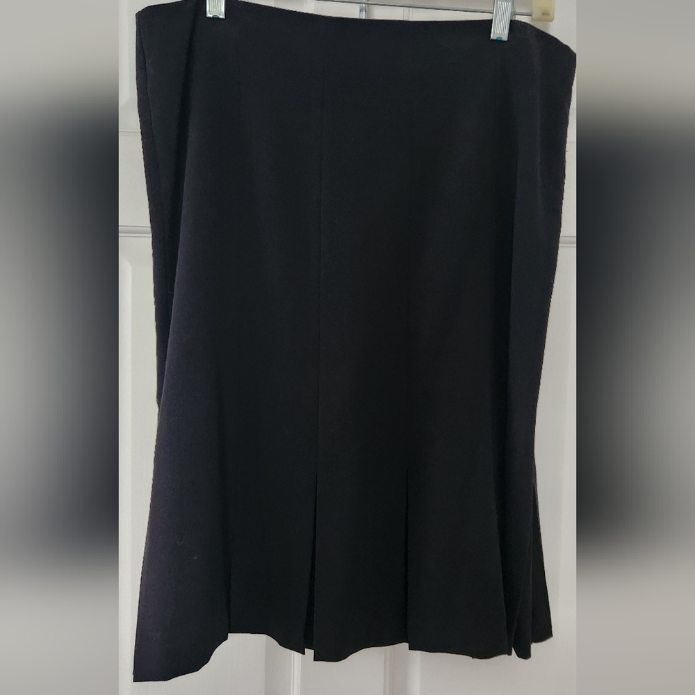 AGB black, bottom pleated skirt. Size 8